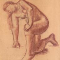 <strong>Figuurstudie</strong> – ca. 1942 – tekening – 29 x 21.5 cm – particuliere collectie (fotografie Peter Tijhuis)