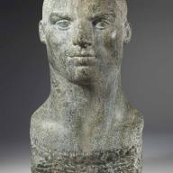 <strong>Acrobaat</strong> – 1947 – groen marmer – 51 cm – particuliere collectie