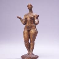 <strong>Staande met opgeheven armen</strong> – 1952 – gips en was – 22 x 9 x 7 cm – Museum de Fundatie, Zwolle en Heino/Wijhe